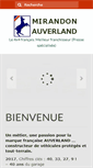 Mobile Screenshot of mirandon-auverland.fr